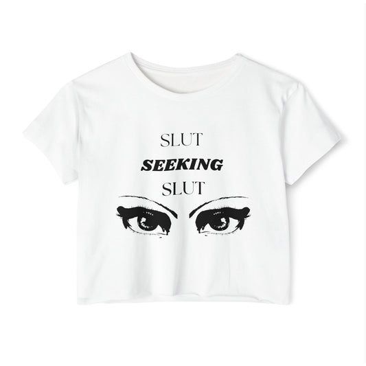 SLUT SEEKING SLUT – Filthy Confession Tee for Shameless Sluts